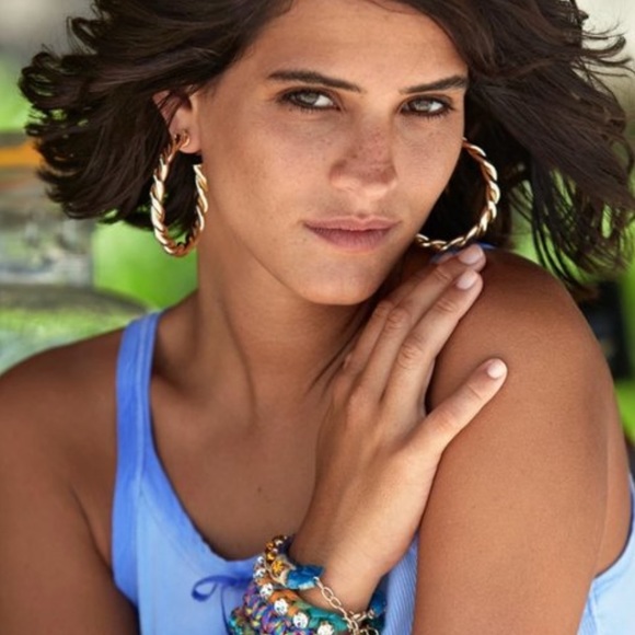 ISO IN SEARCH OF! DANNIJO Gemma Hoop Earrings - Picture 3 of 3